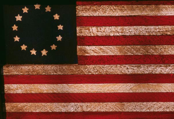 1776 american flag. American Flag was flying?